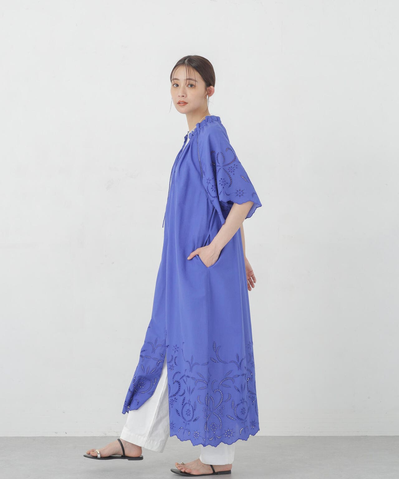 インドシフリー刺繍ワンピース 6694219301