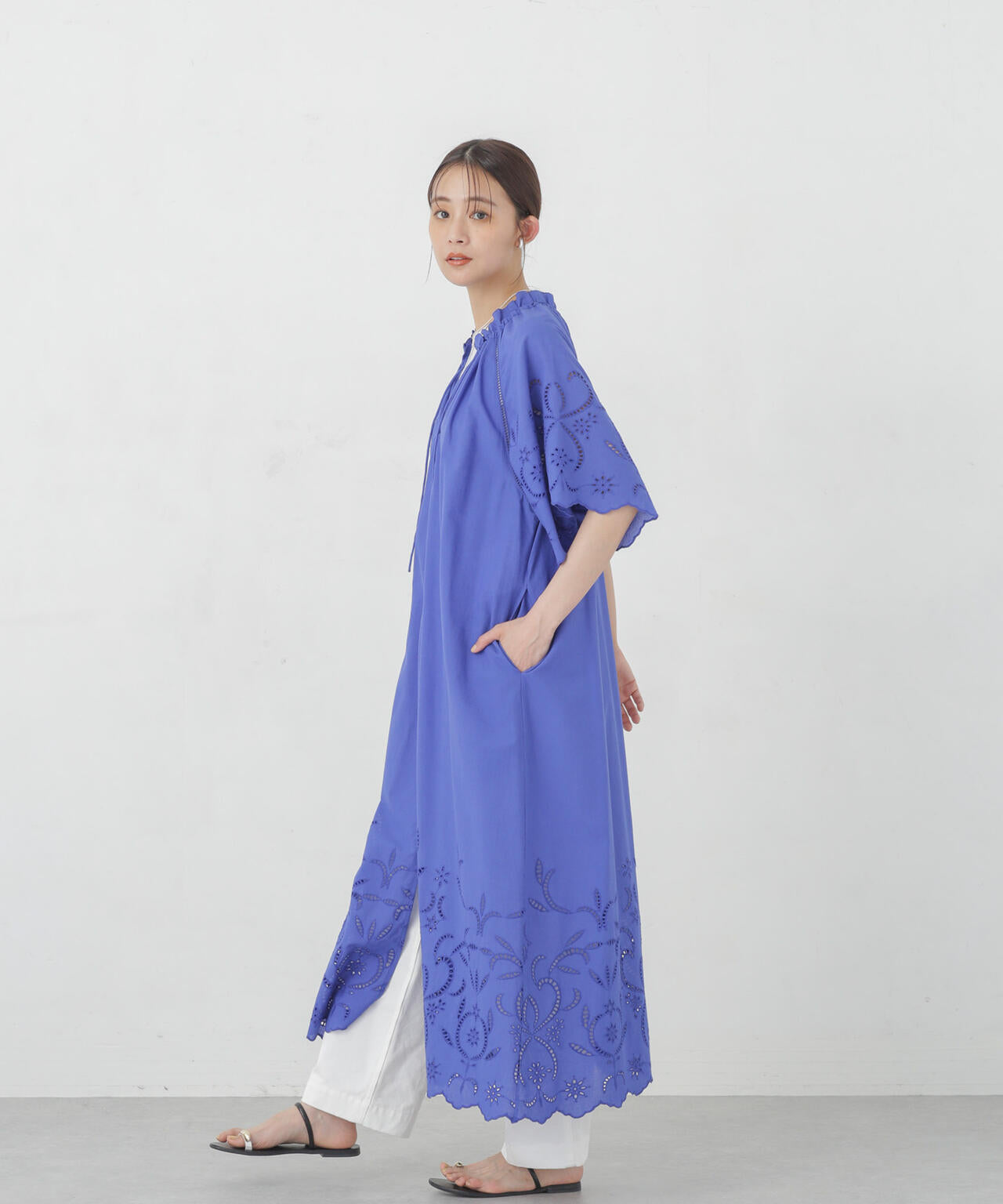 インドシフリー刺繍ワンピース 6694219301