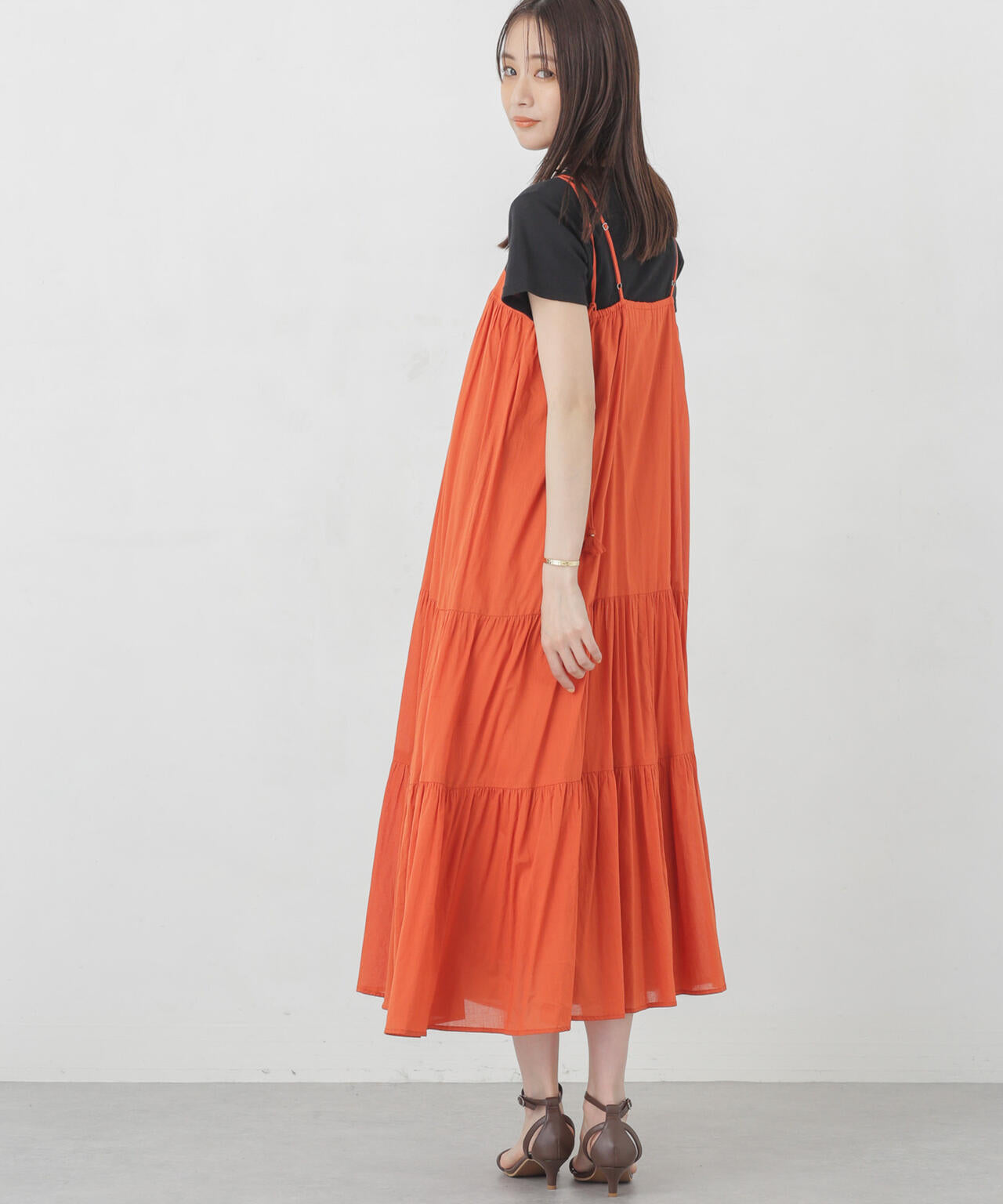 インド ティアードキャミワンピース 6694219302