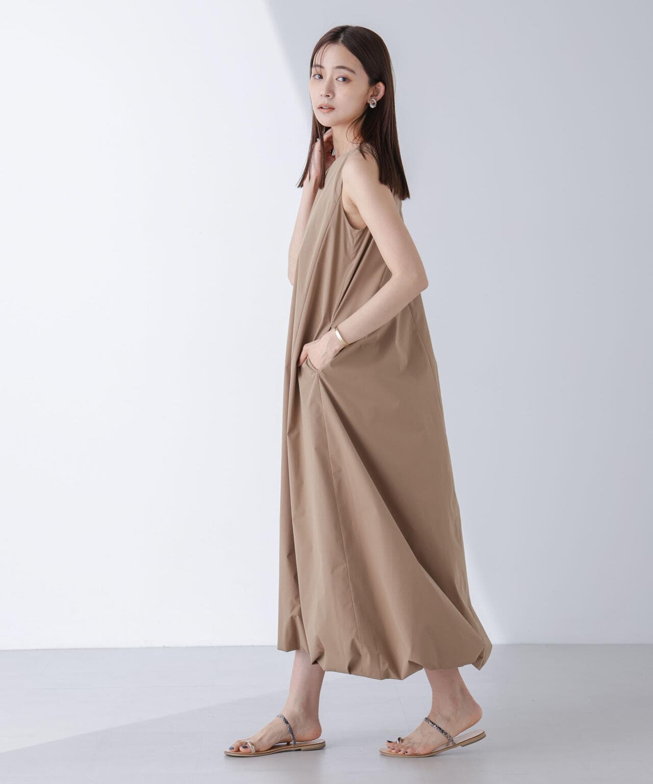 At PARK&DAILYWEAR/ノースリバルーンワンピース 6694219308