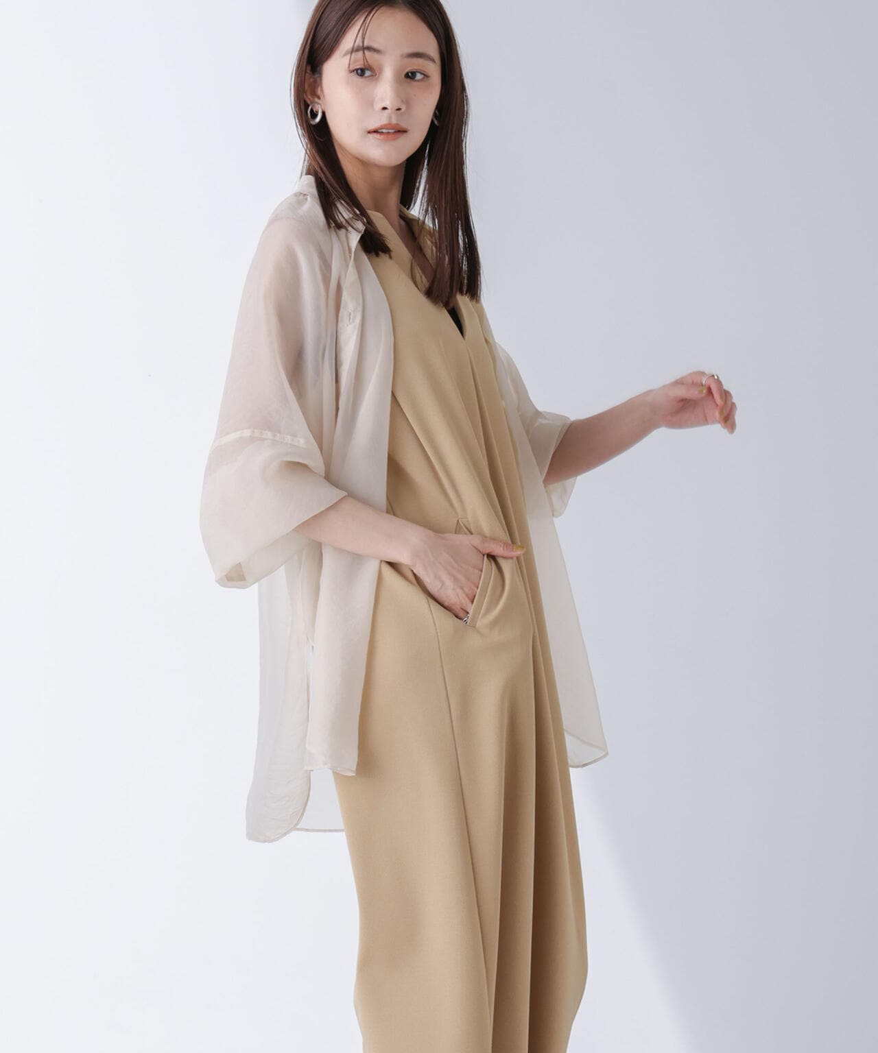 AtPARK&DAILYWEAR/カットジョーゼットサロペ 6694219309