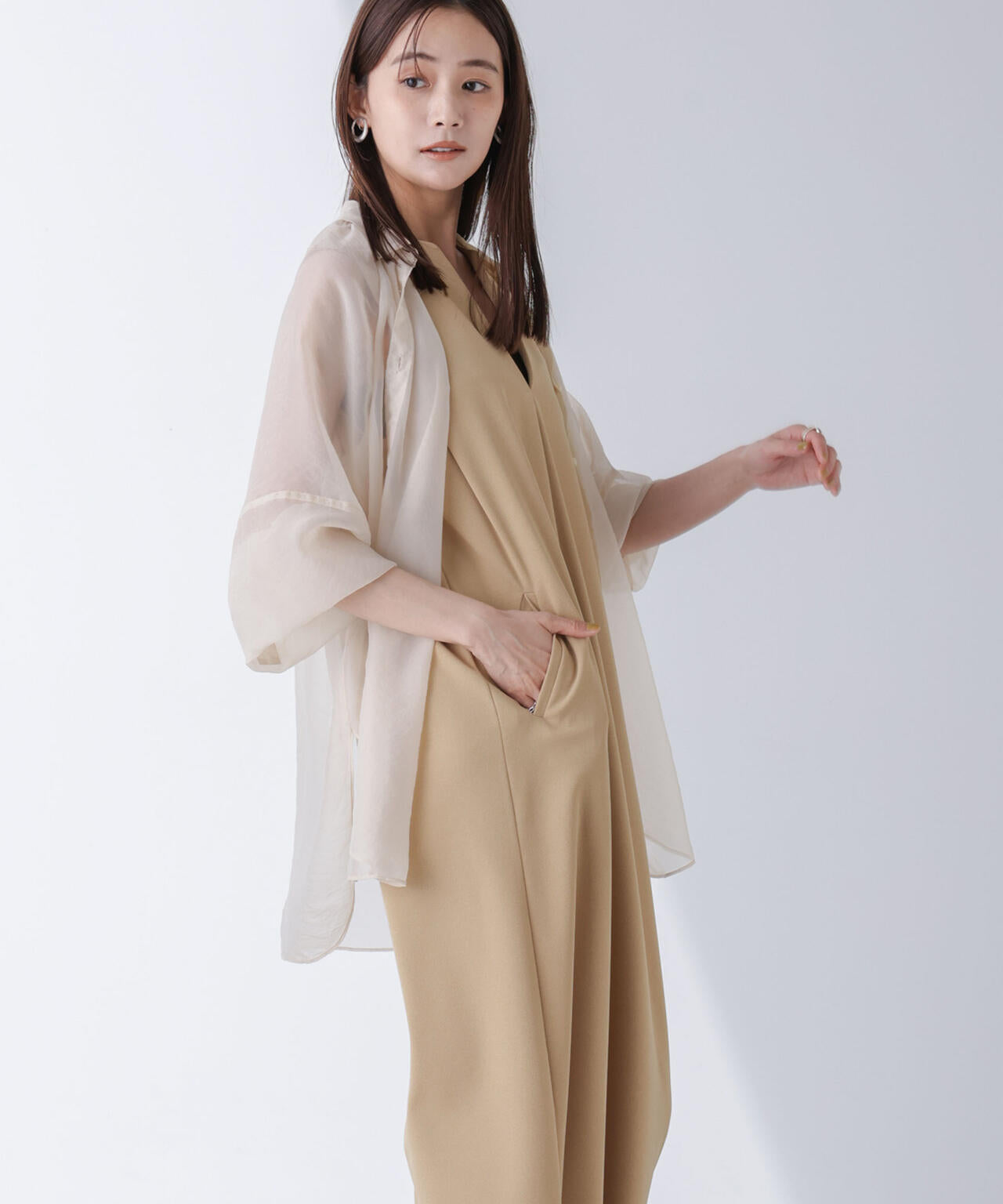 AtPARK&DAILYWEAR/カットジョーゼットサロペ 6694219309