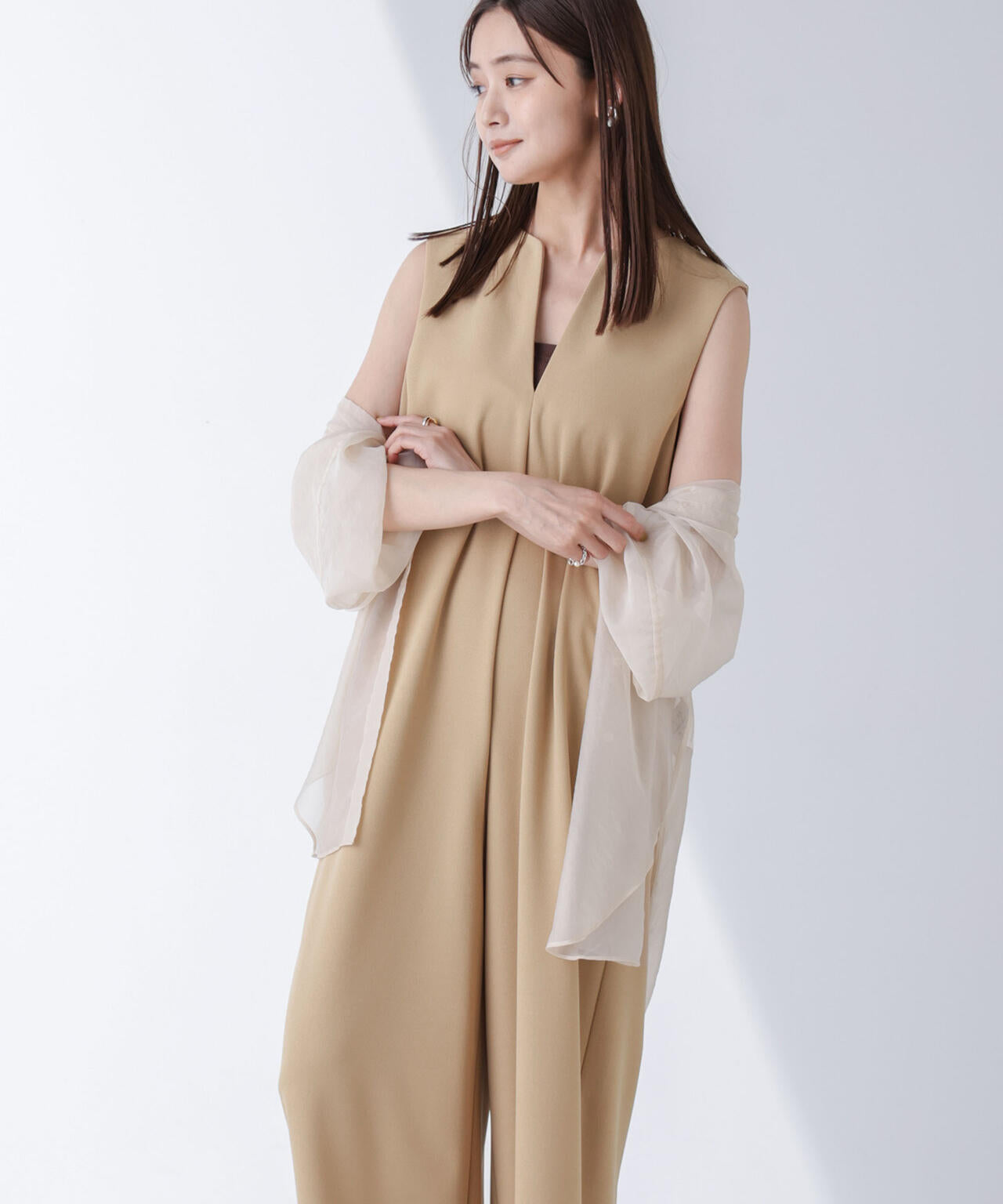AtPARK&DAILYWEAR/カットジョーゼットサロペ 6694219309