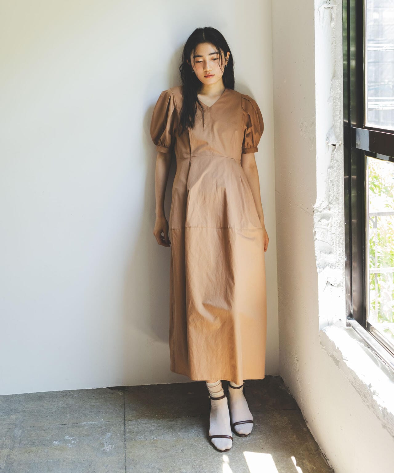 mavuno リネンシルクワンピース mavuno リネンシルクワンピース mavuno リネンシルクワンピース mavuno