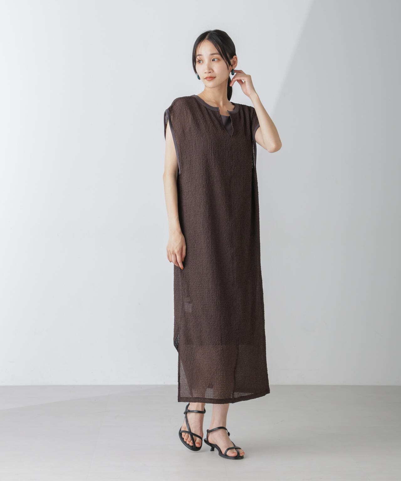 シアーサッカーワンピース 6694219315