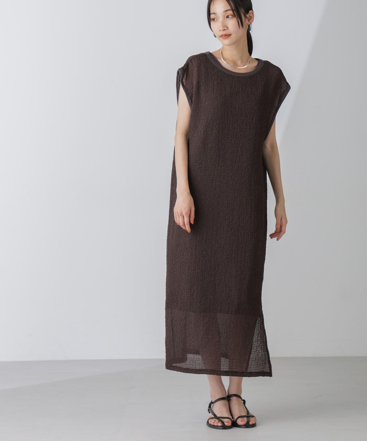 シアーサッカーワンピース 6694219315