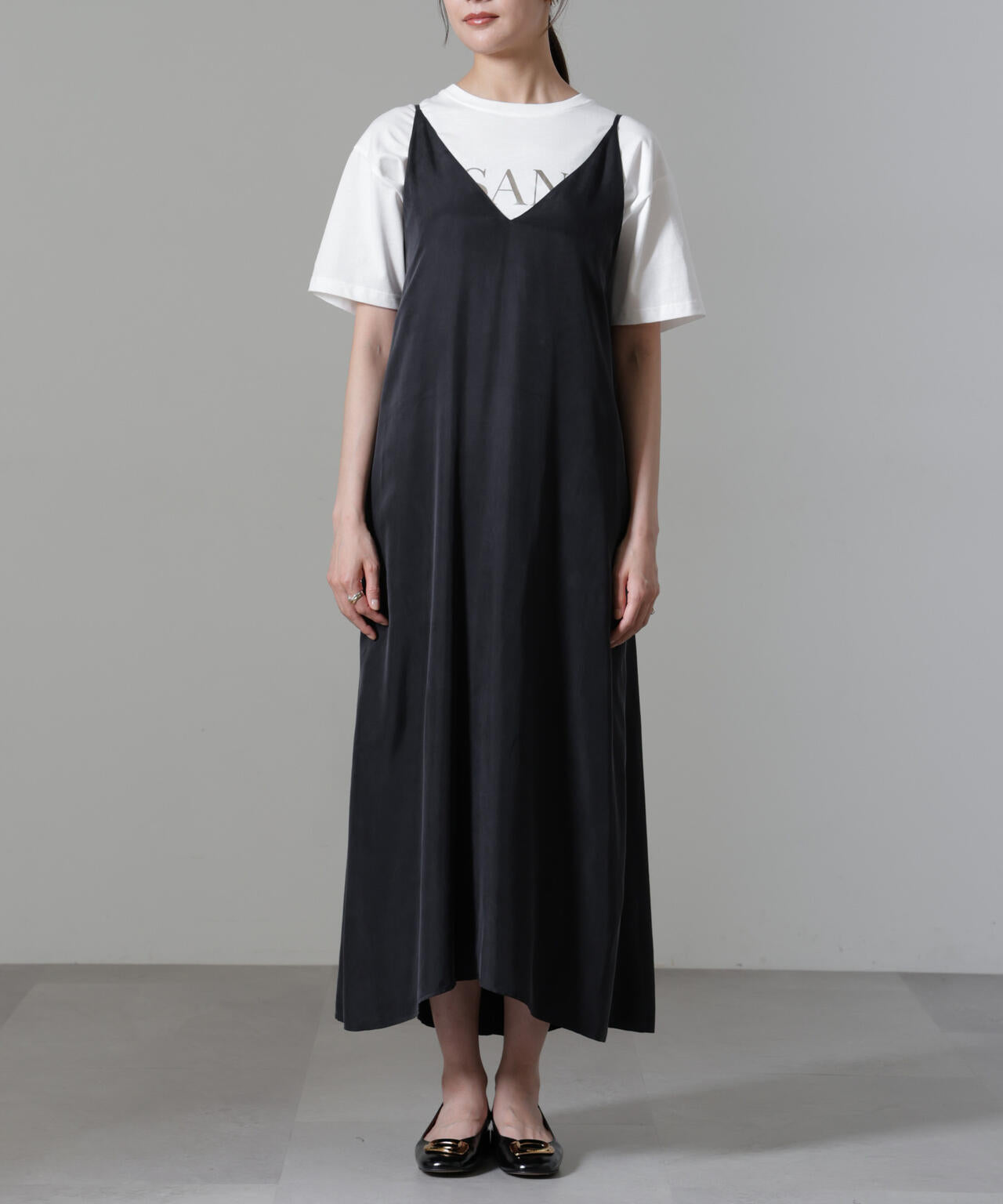 キュプラビスコースキャミワンピース 6694219322