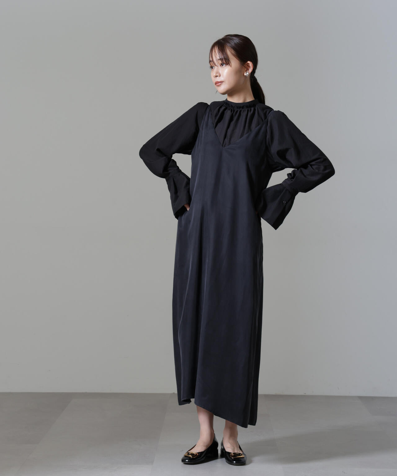 キュプラビスコースキャミワンピース 6694219322