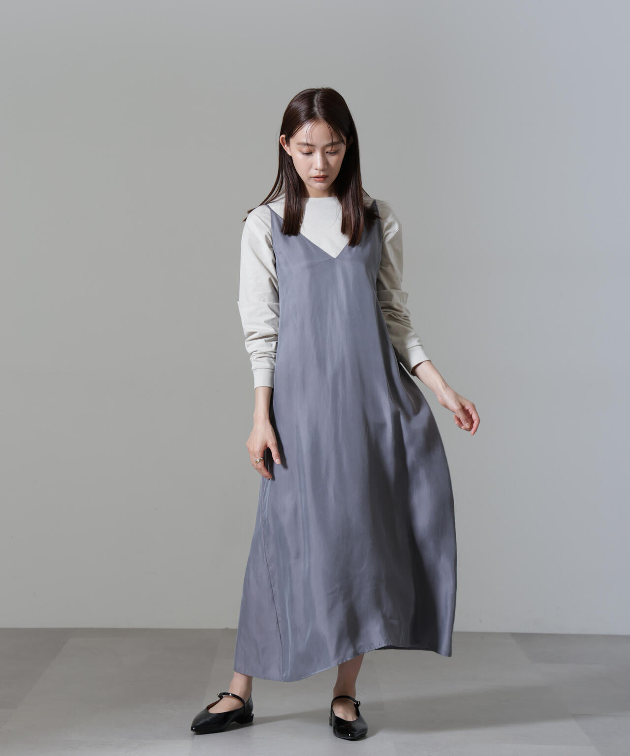 キュプラビスコースキャミワンピース 6694219322