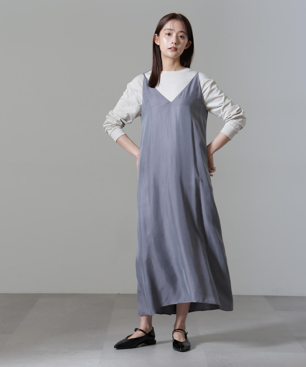 キュプラビスコースキャミワンピース 6694219322