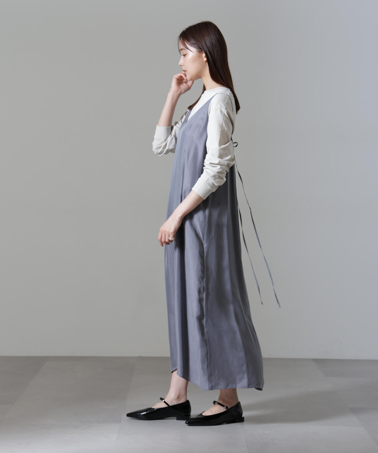 キュプラビスコースキャミワンピース 6694219322