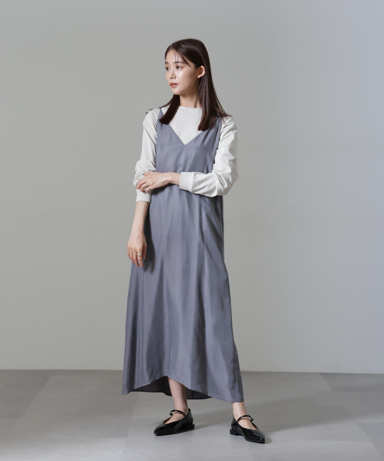 キュプラビスコースキャミワンピース 6694219322