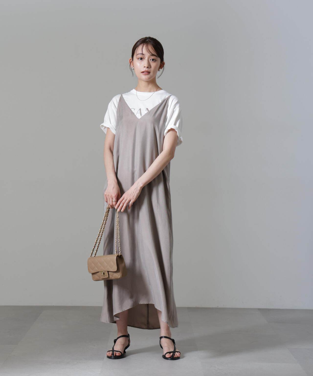 キュプラビスコースキャミワンピース 6694219322