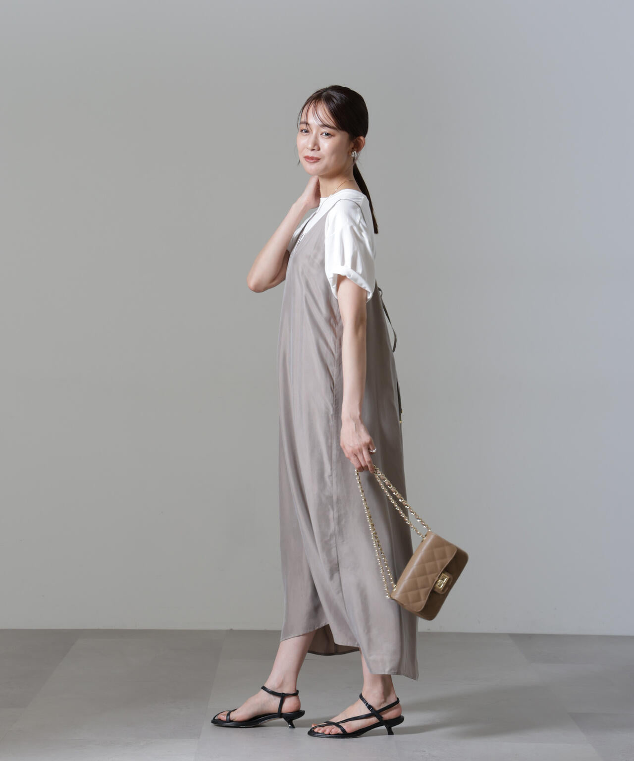 キュプラビスコースキャミワンピース 6694219322