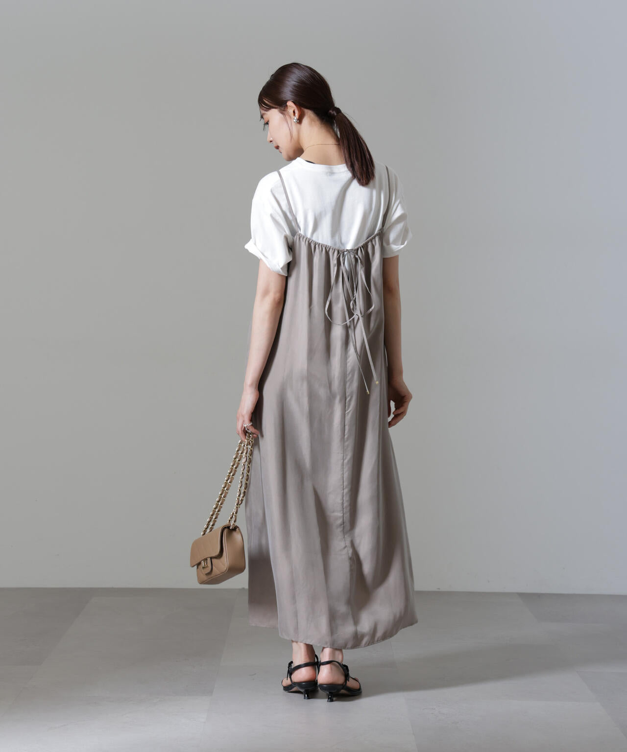 キュプラビスコースキャミワンピース 6694219322