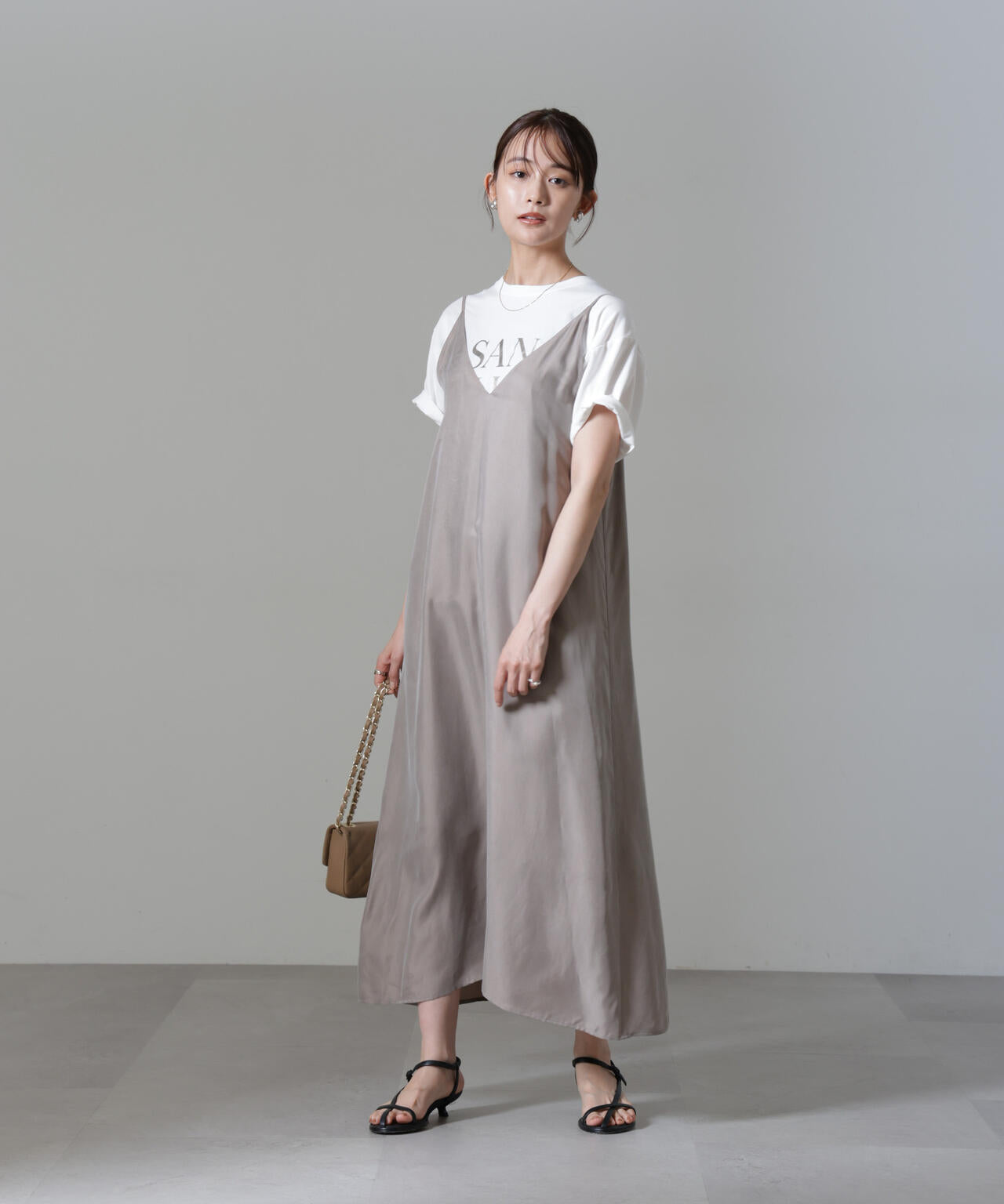 キュプラビスコースキャミワンピース 6694219322