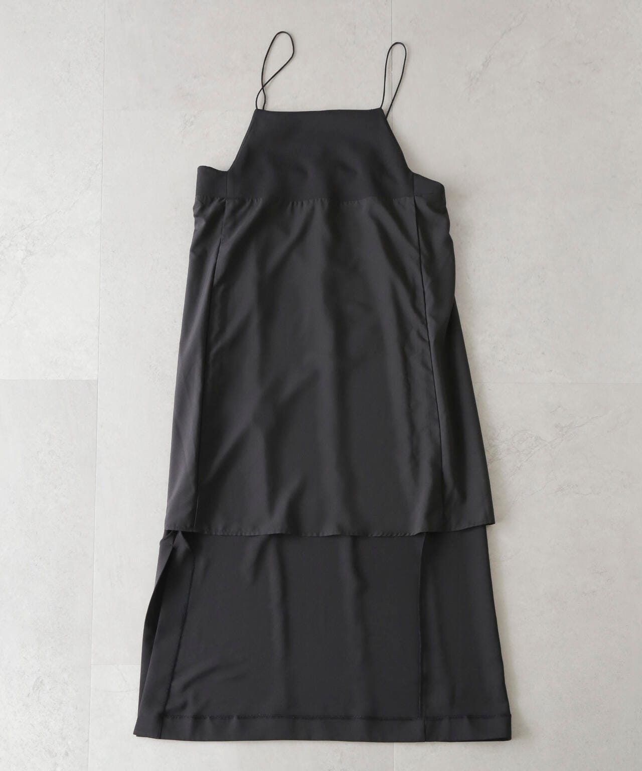 スクエアネックキャミワンピース(セットアップ可) 6694219323