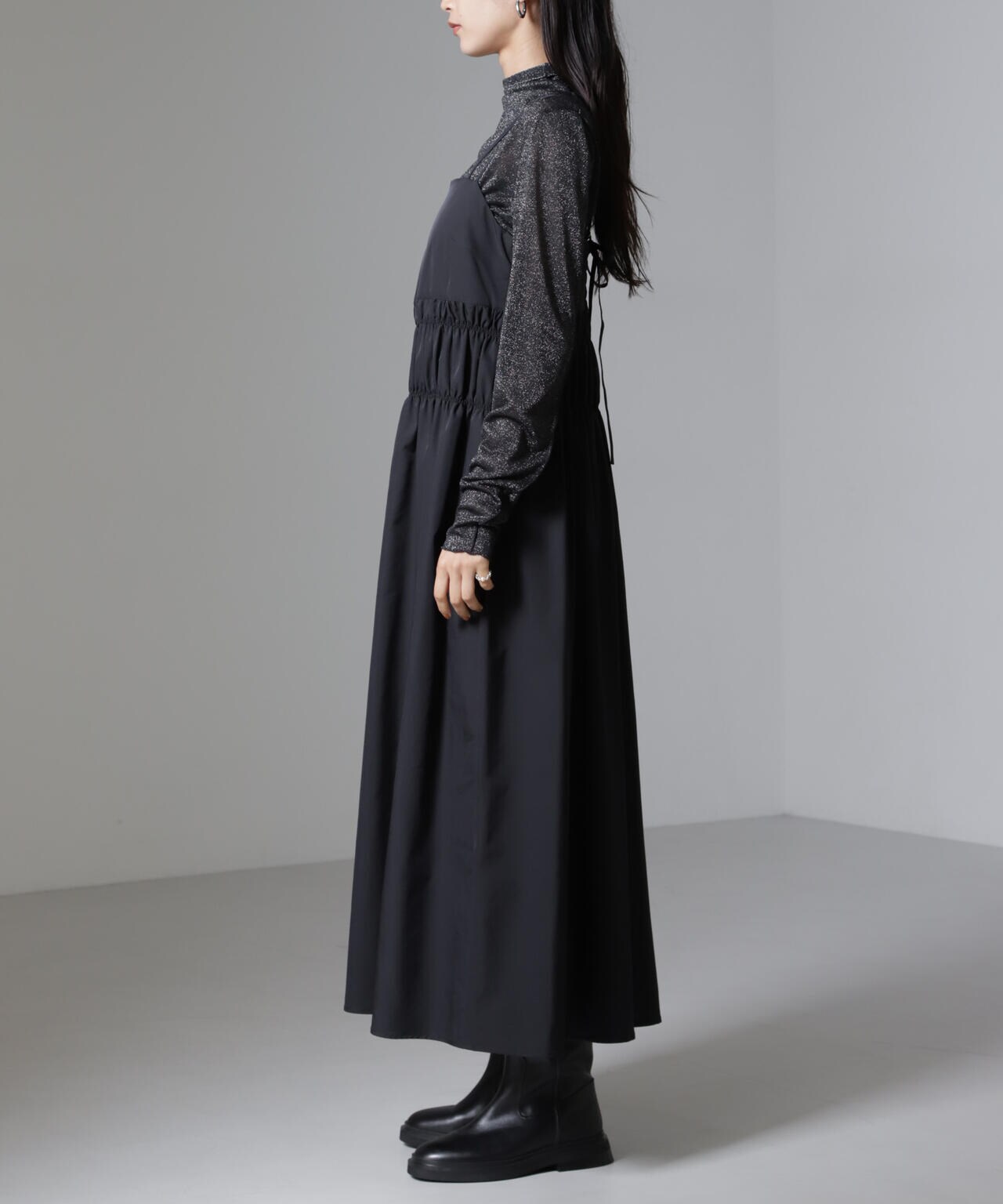 シャンブレータフタキャミワンピース 6694219326