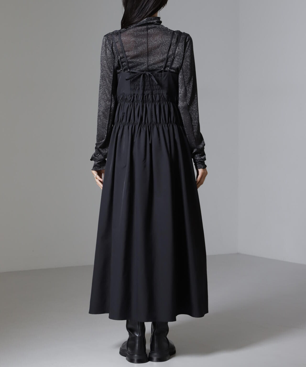 シャンブレータフタキャミワンピース 6694219326