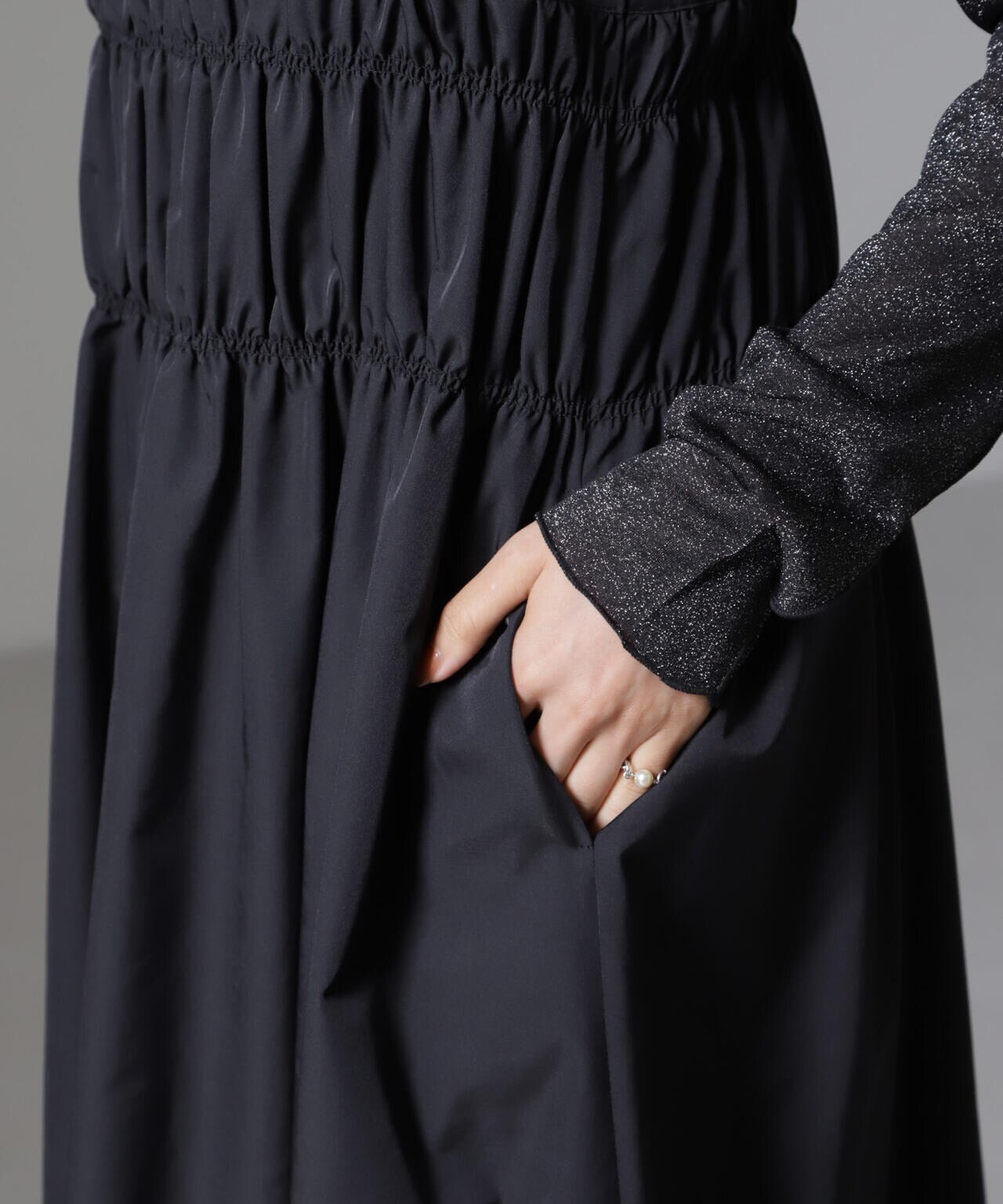 シャンブレータフタキャミワンピース 6694219326