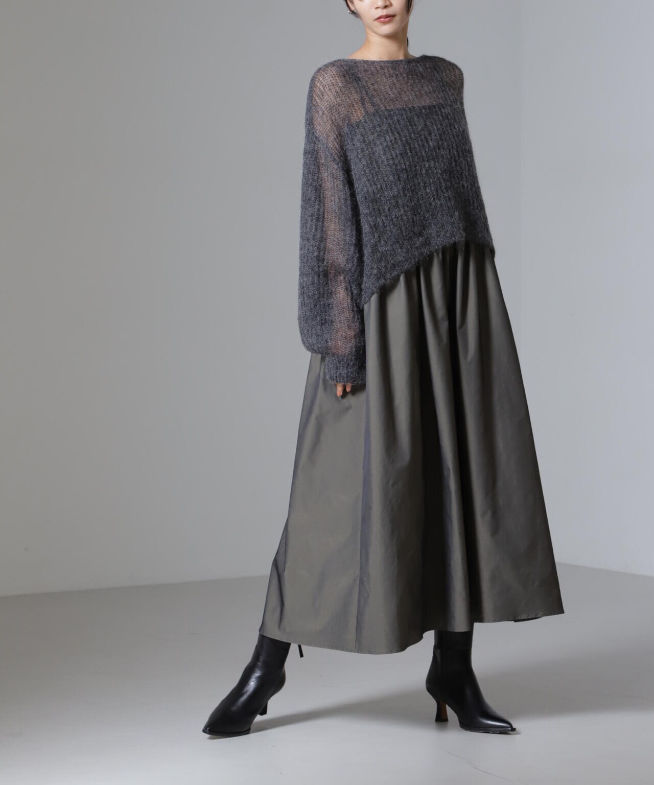 シャンブレータフタキャミワンピース 6694219326