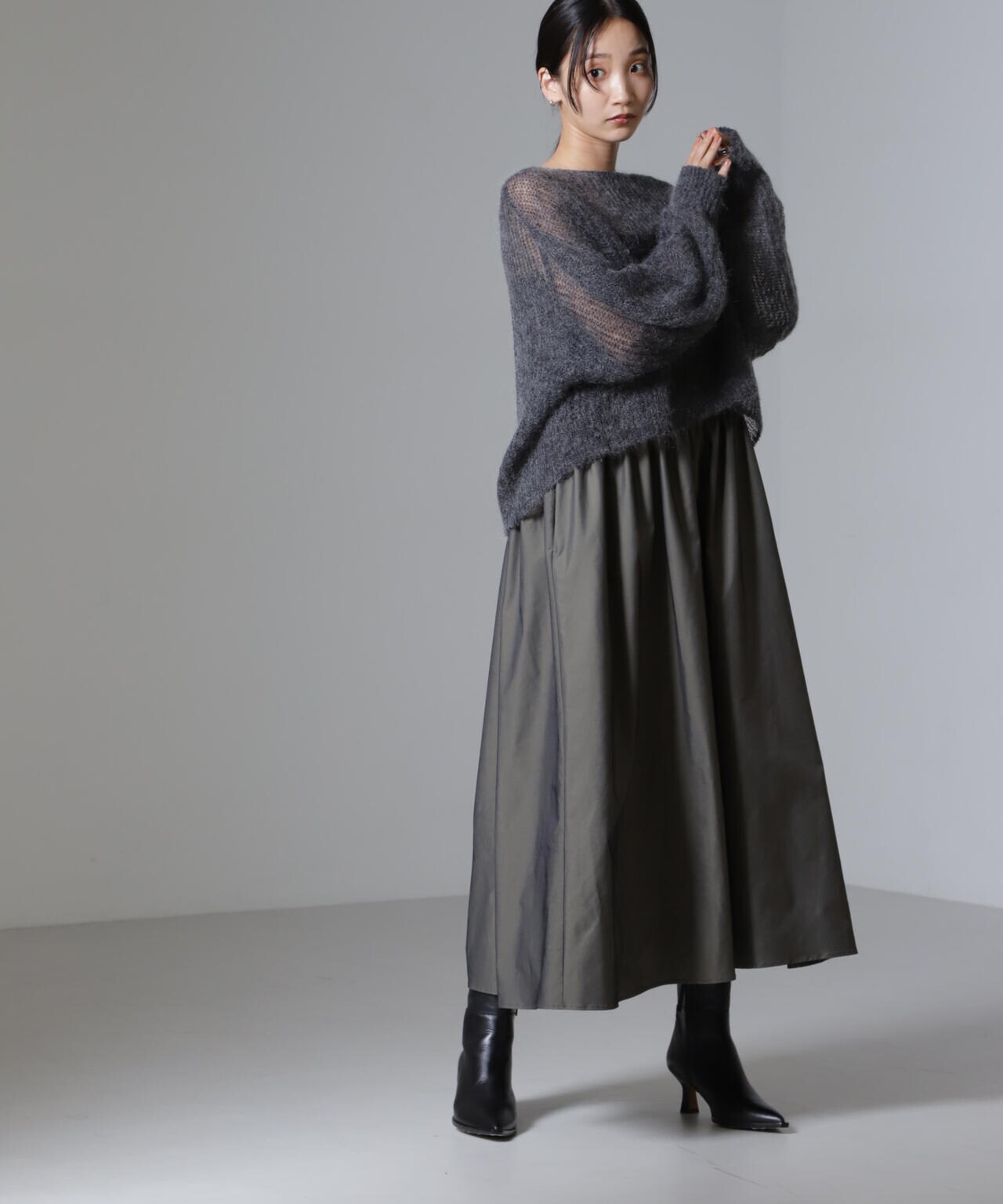 シャンブレータフタキャミワンピース 6694219326