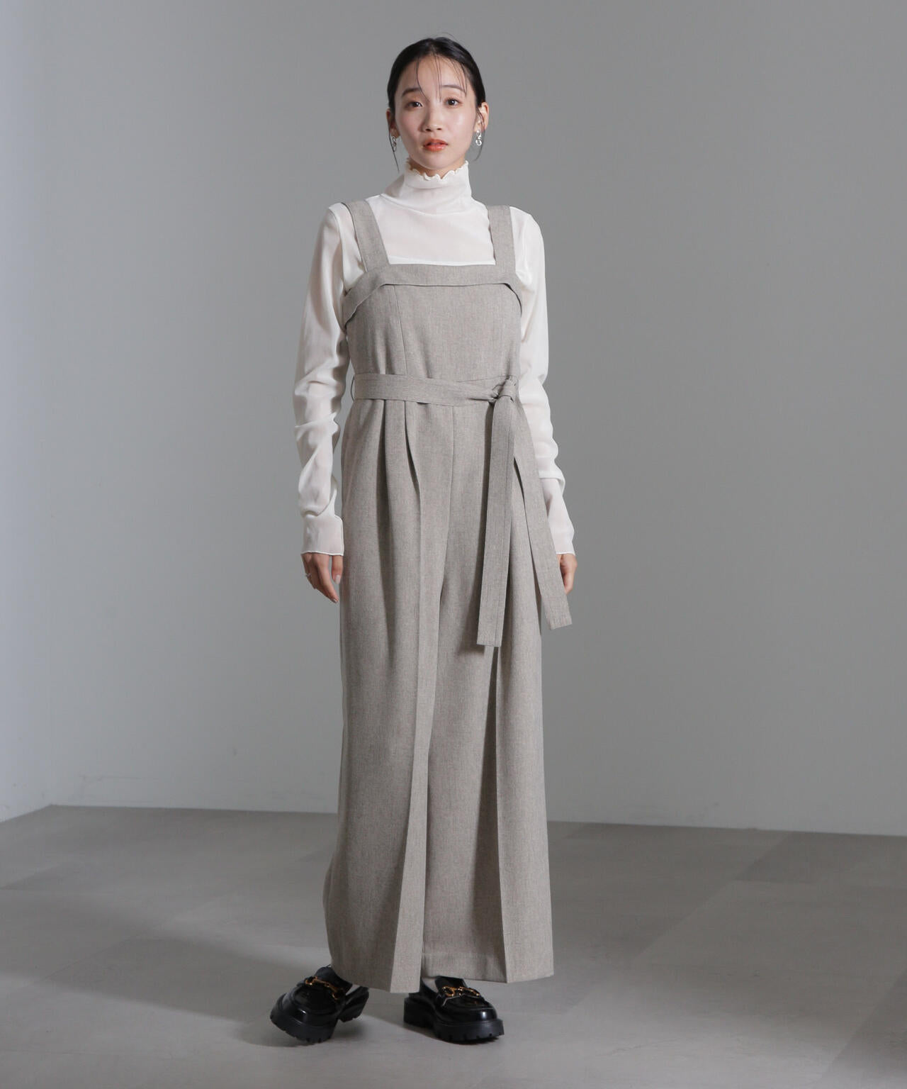 シャークスキンサロペット 6694219330