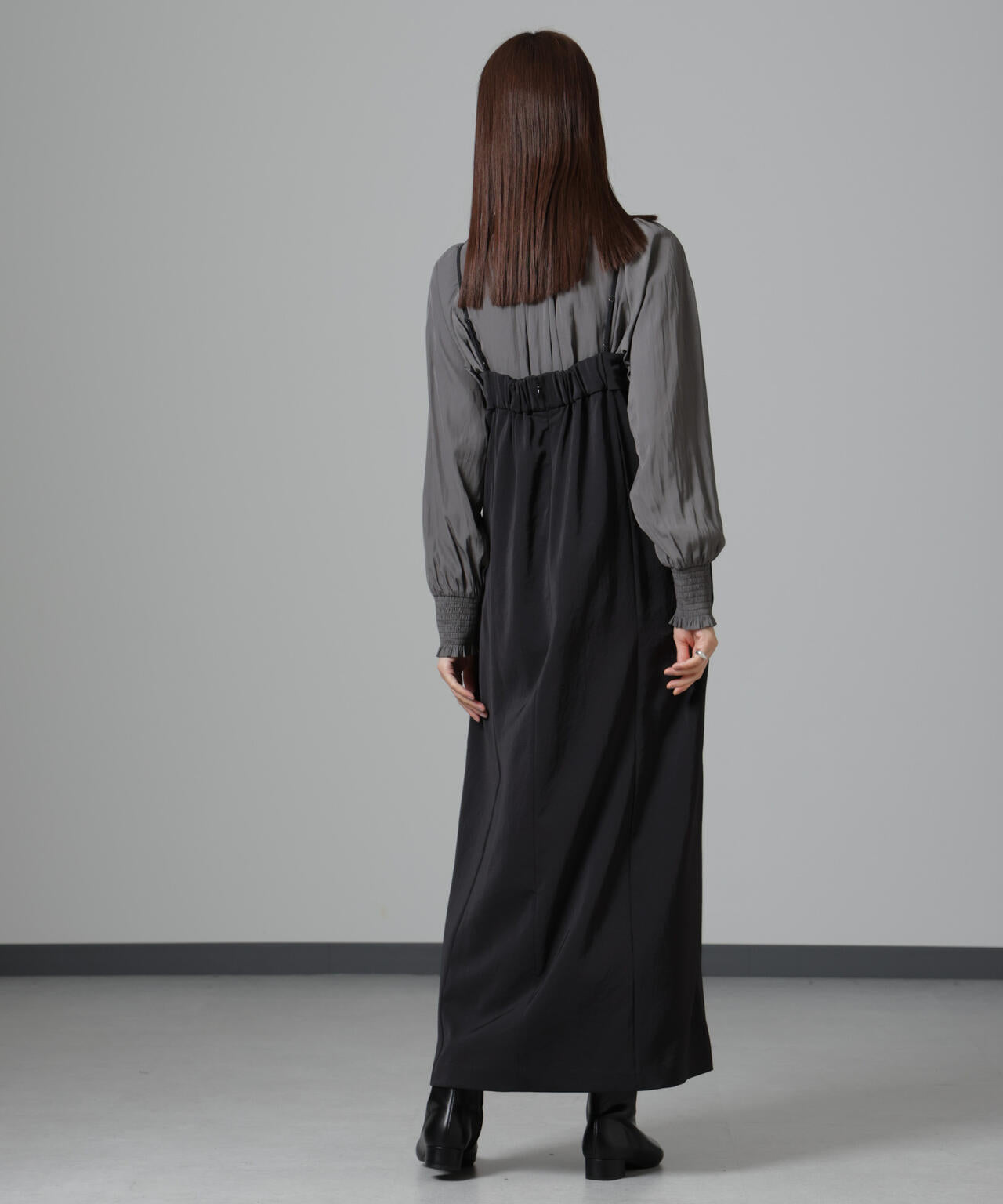 ギャザーキャミワンピース 6694219336