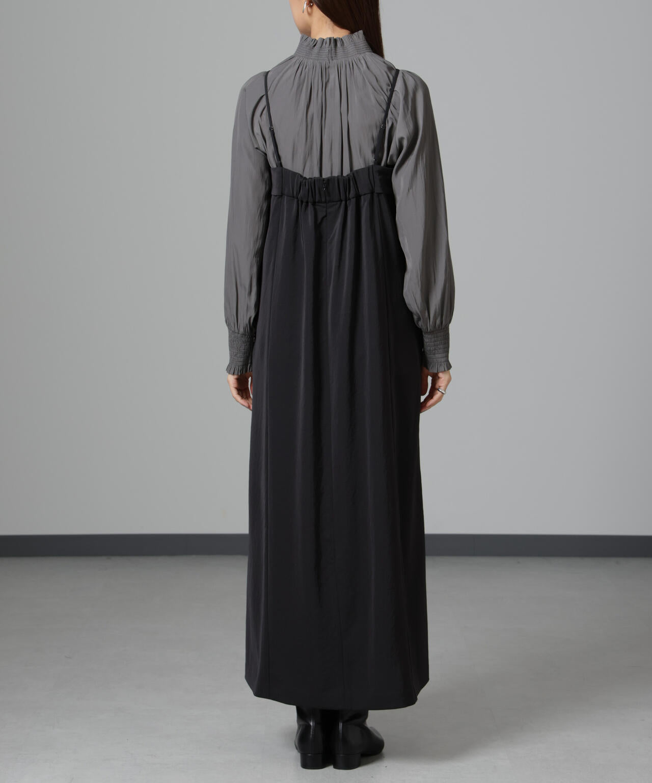 ギャザーキャミワンピース 6694219336