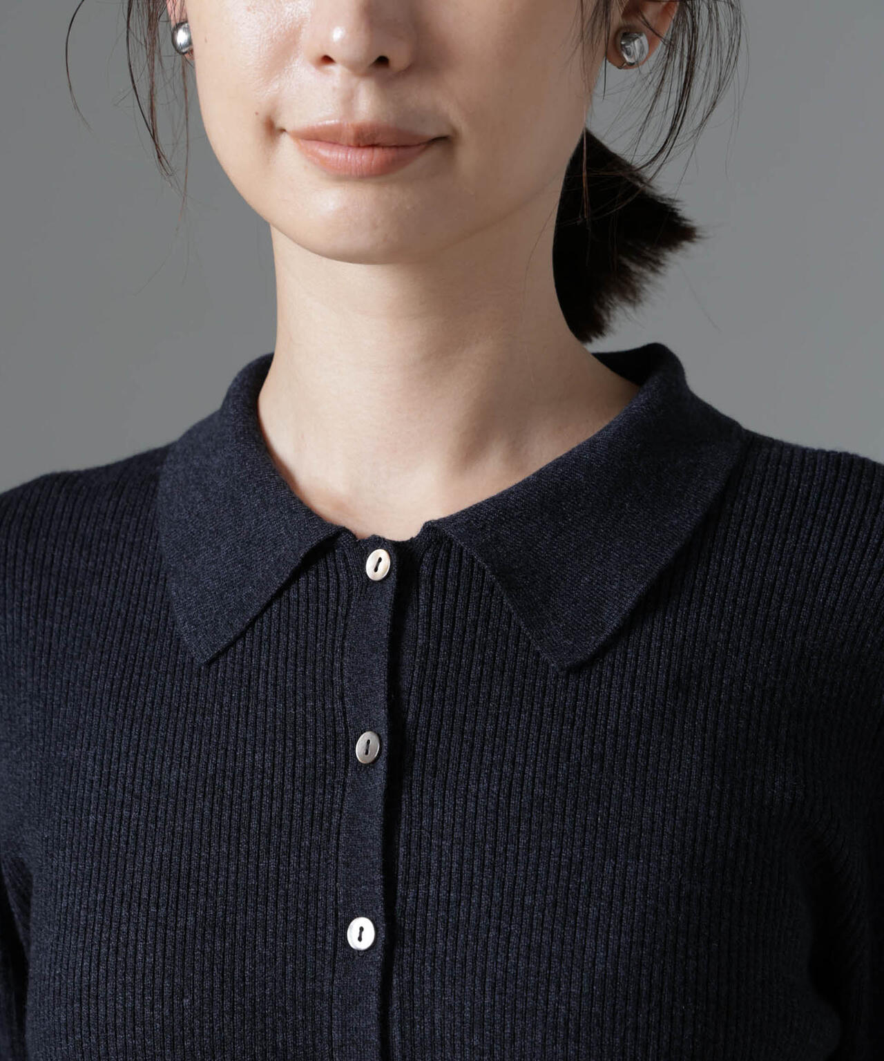 ニットキャミワンピース+ニットポロカーディガンSET 6694219340