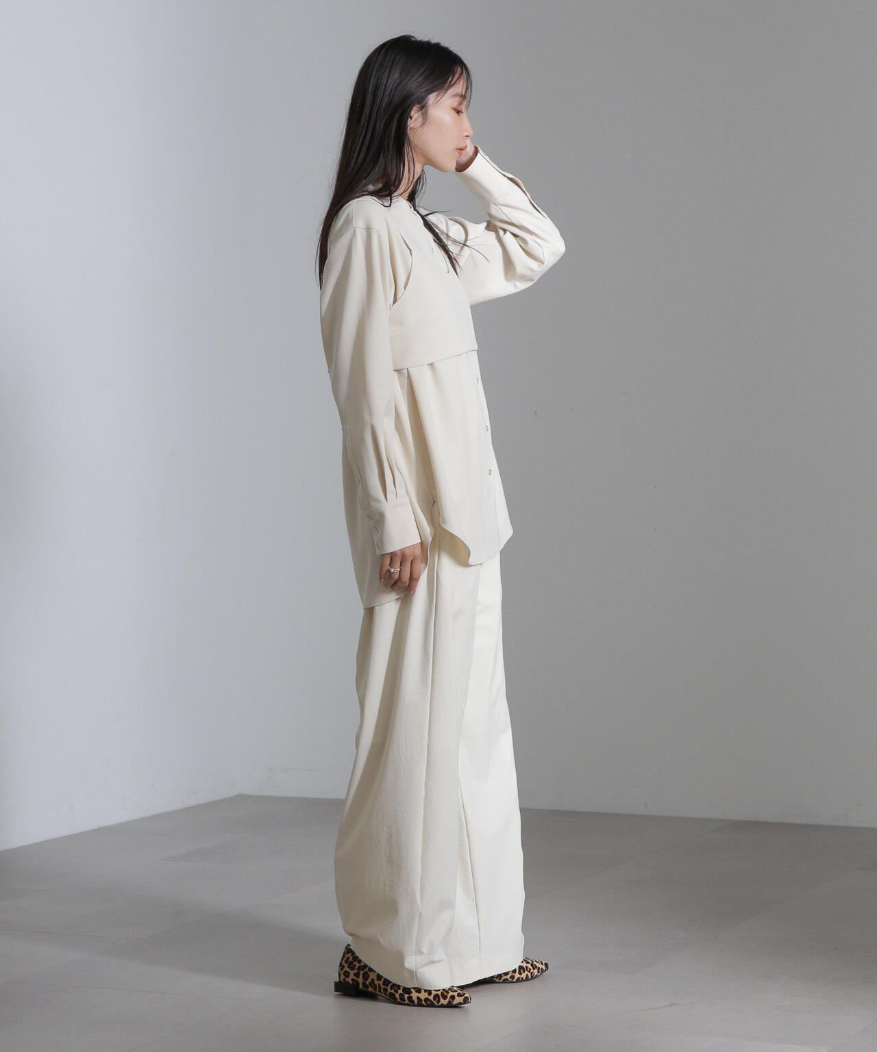 ショートキャミ付シャツ 6694220312