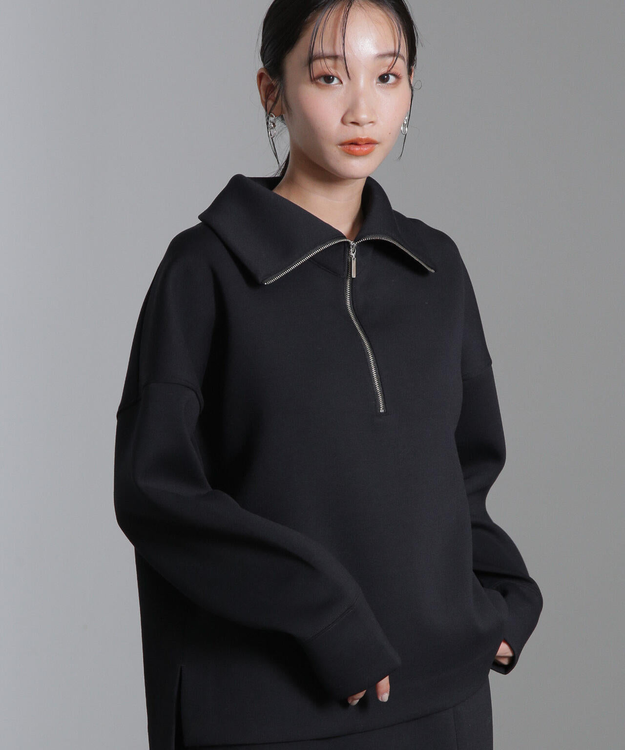 ダンボールハーフジッププルオーバー(セットアップ可) 6694220314