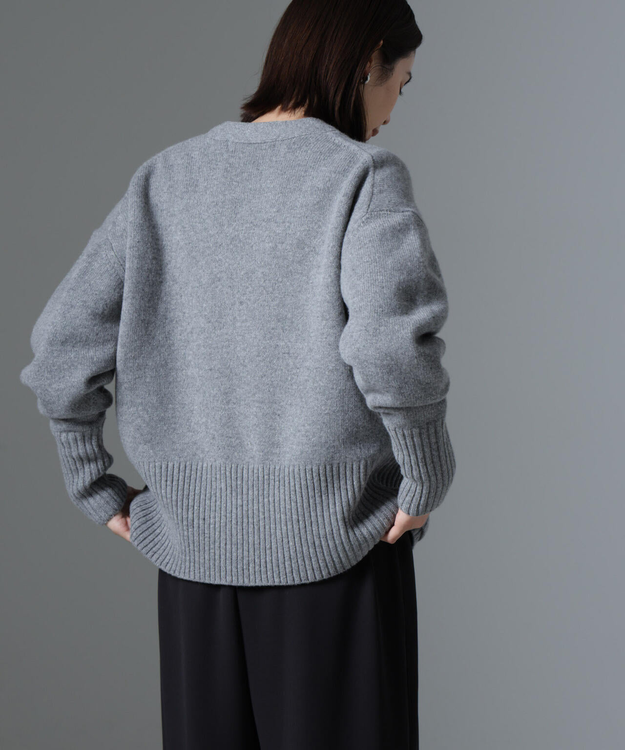 AQUAウールカシミヤカーディガン 6694222304