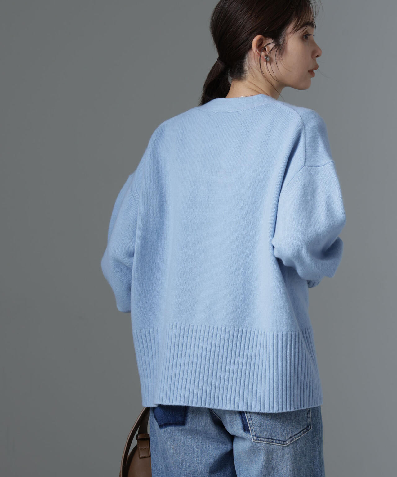 AQUAウールカシミヤカーディガン 6694222304