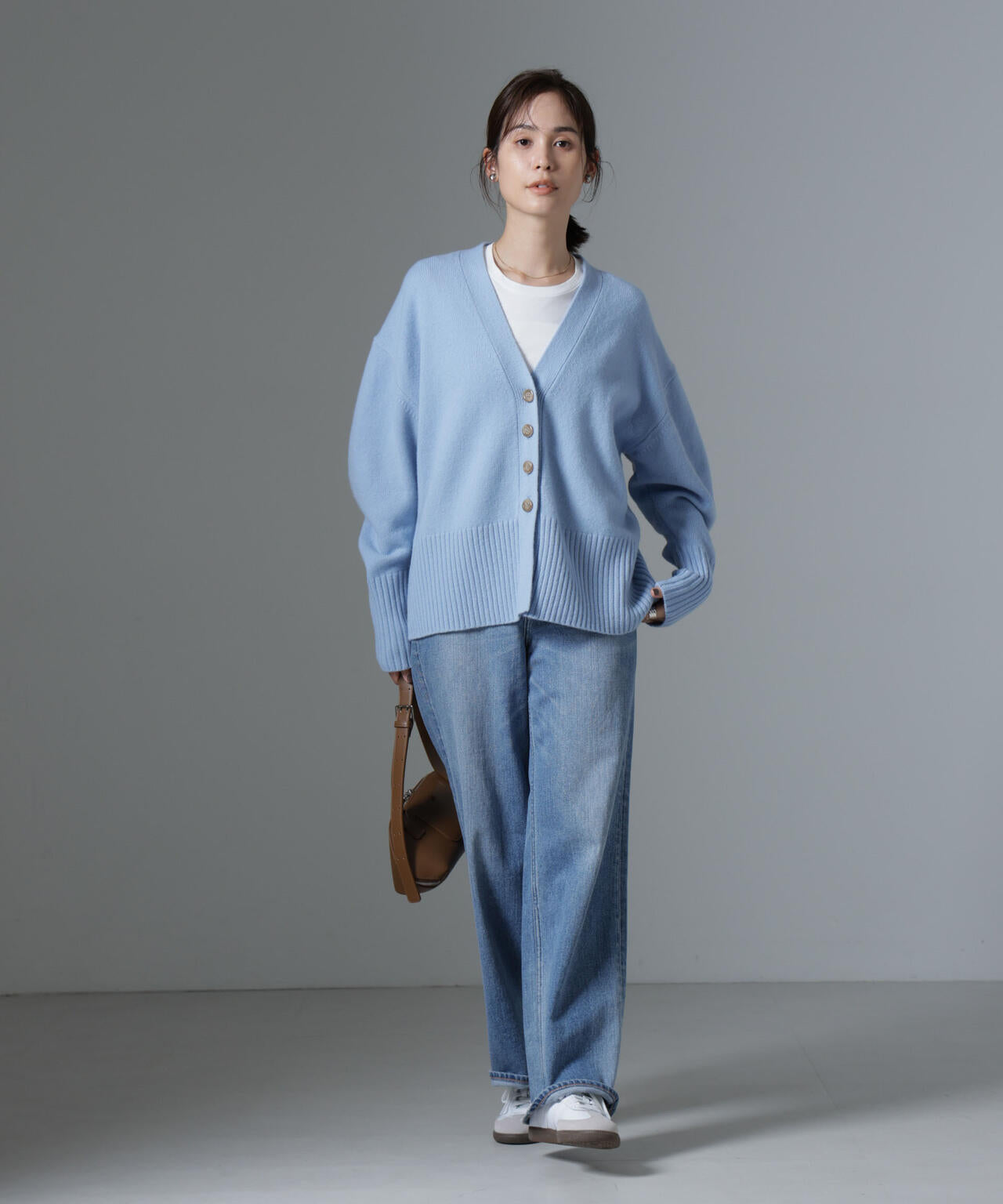 AQUAウールカシミヤカーディガン 6694222304