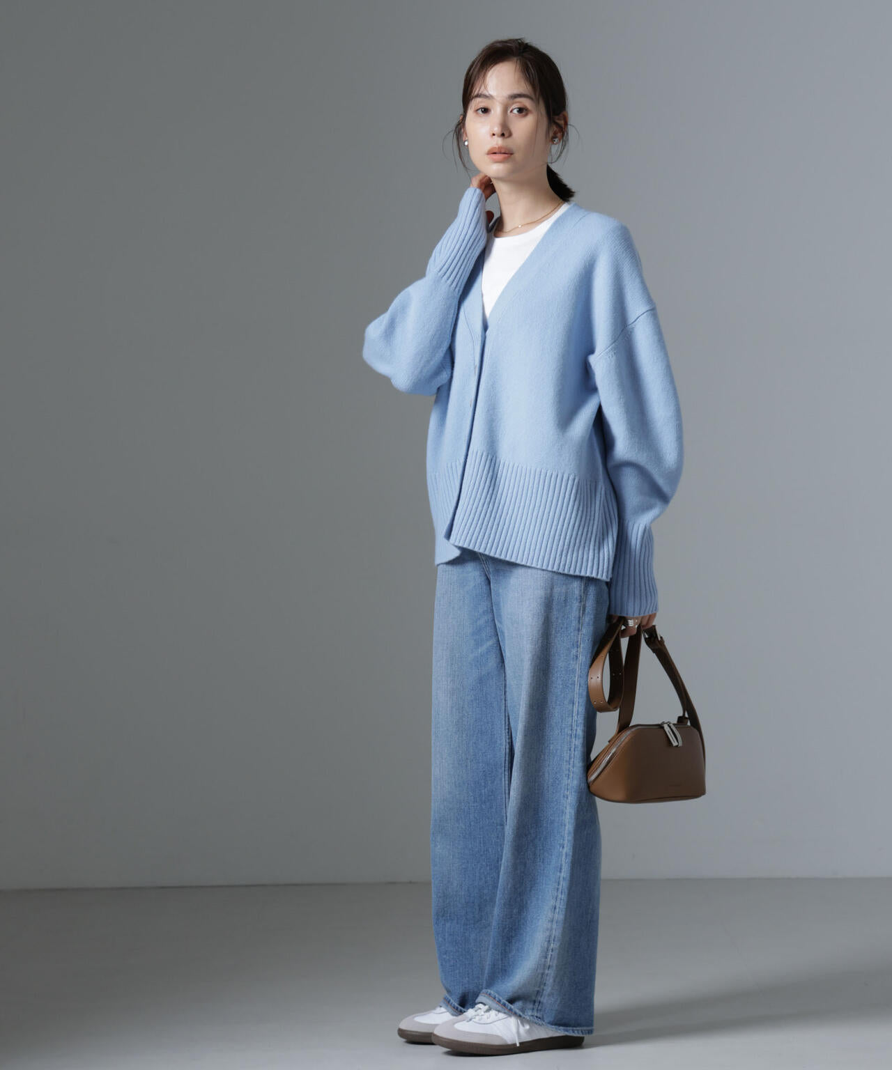 AQUAウールカシミヤカーディガン 6694222304