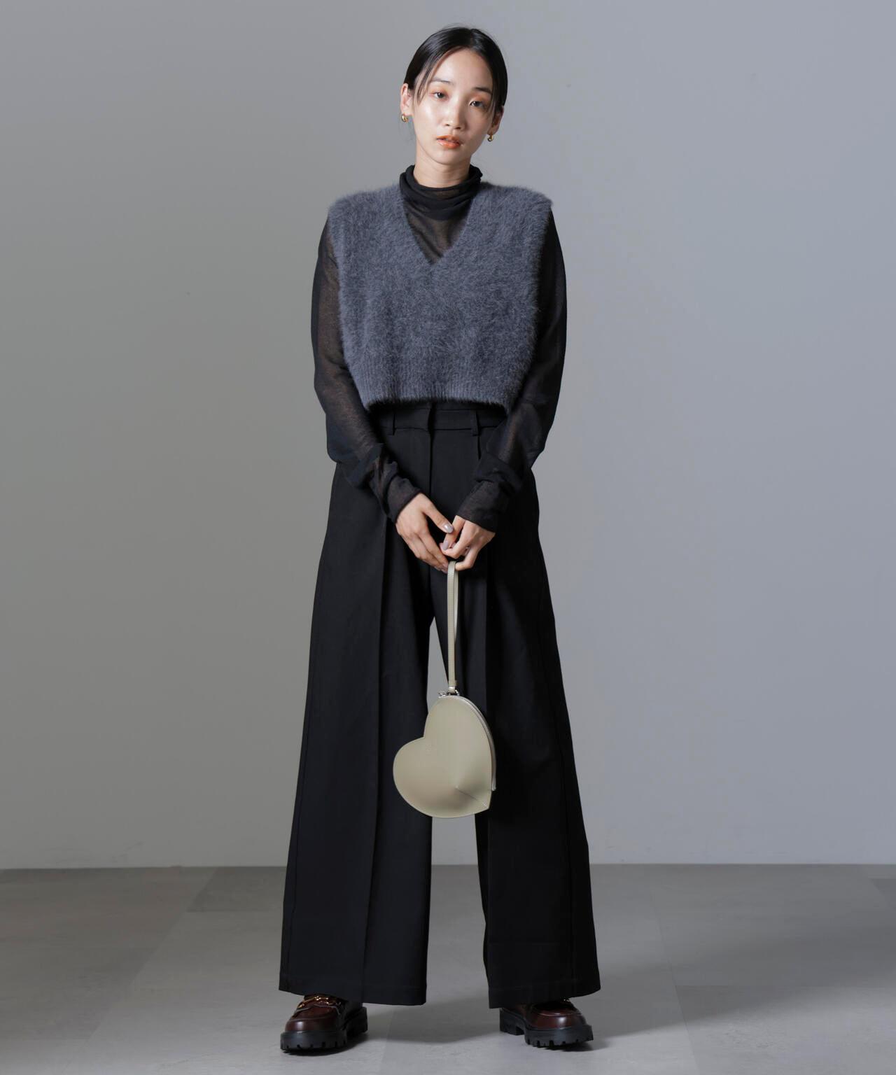 フォックスカシミヤニットベスト 6694222309