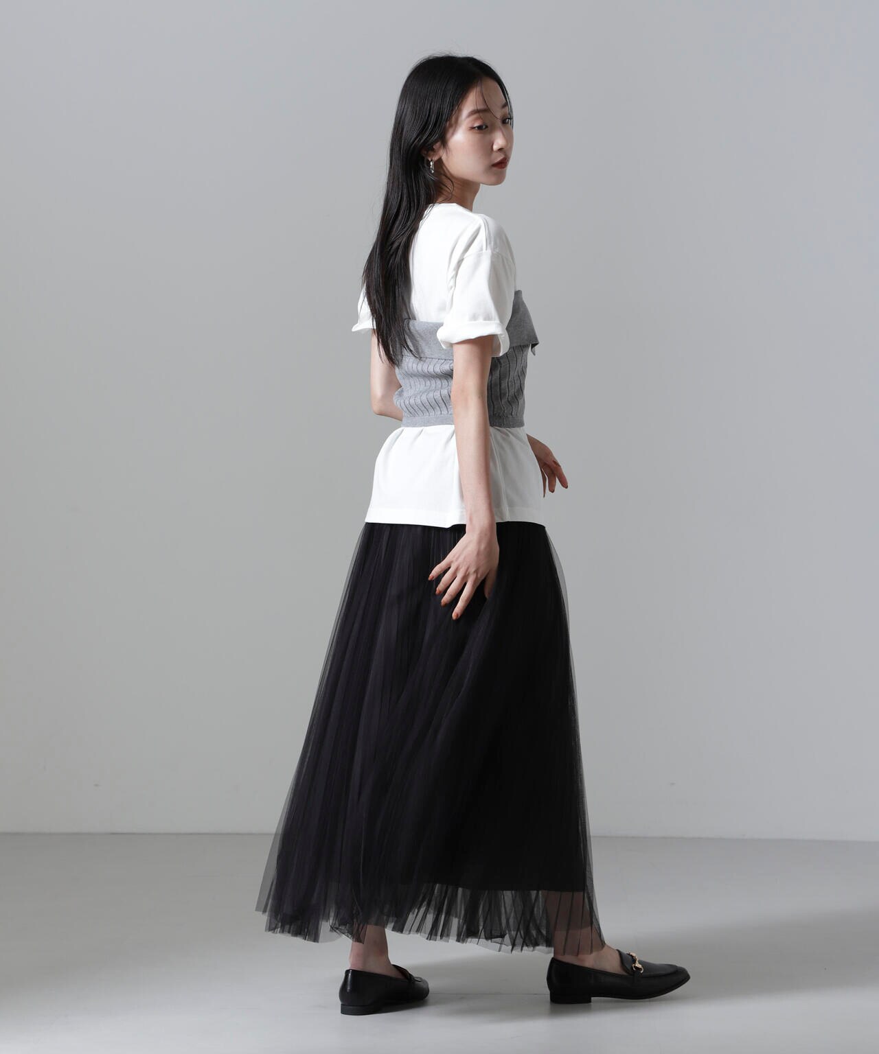 2WAYリブニットベアトップビスチェ 6694222311