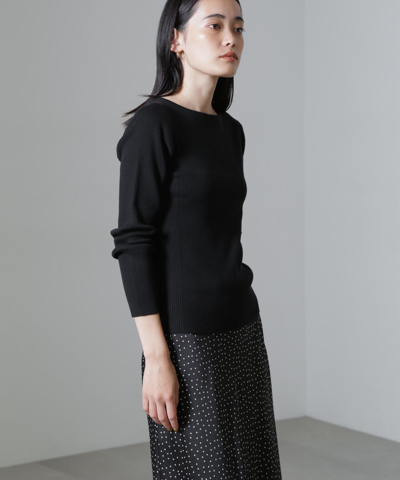 CICA&UVカット加工リブニット 6694222315