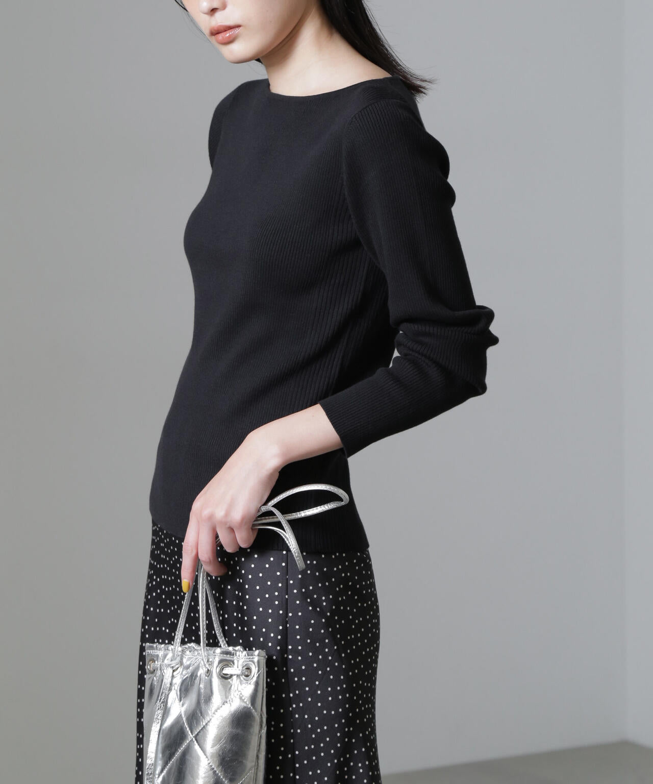 CICA&UVカット加工リブニット 6694222315