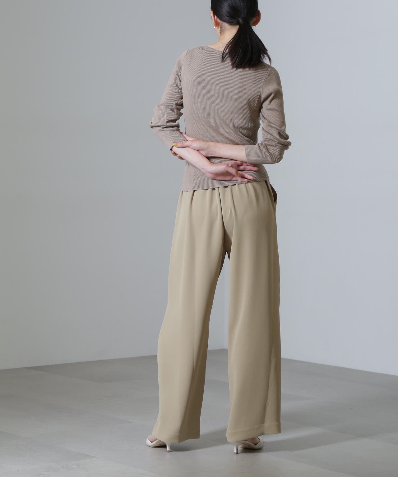 CICA&UVカット加工リブニット 6694222315