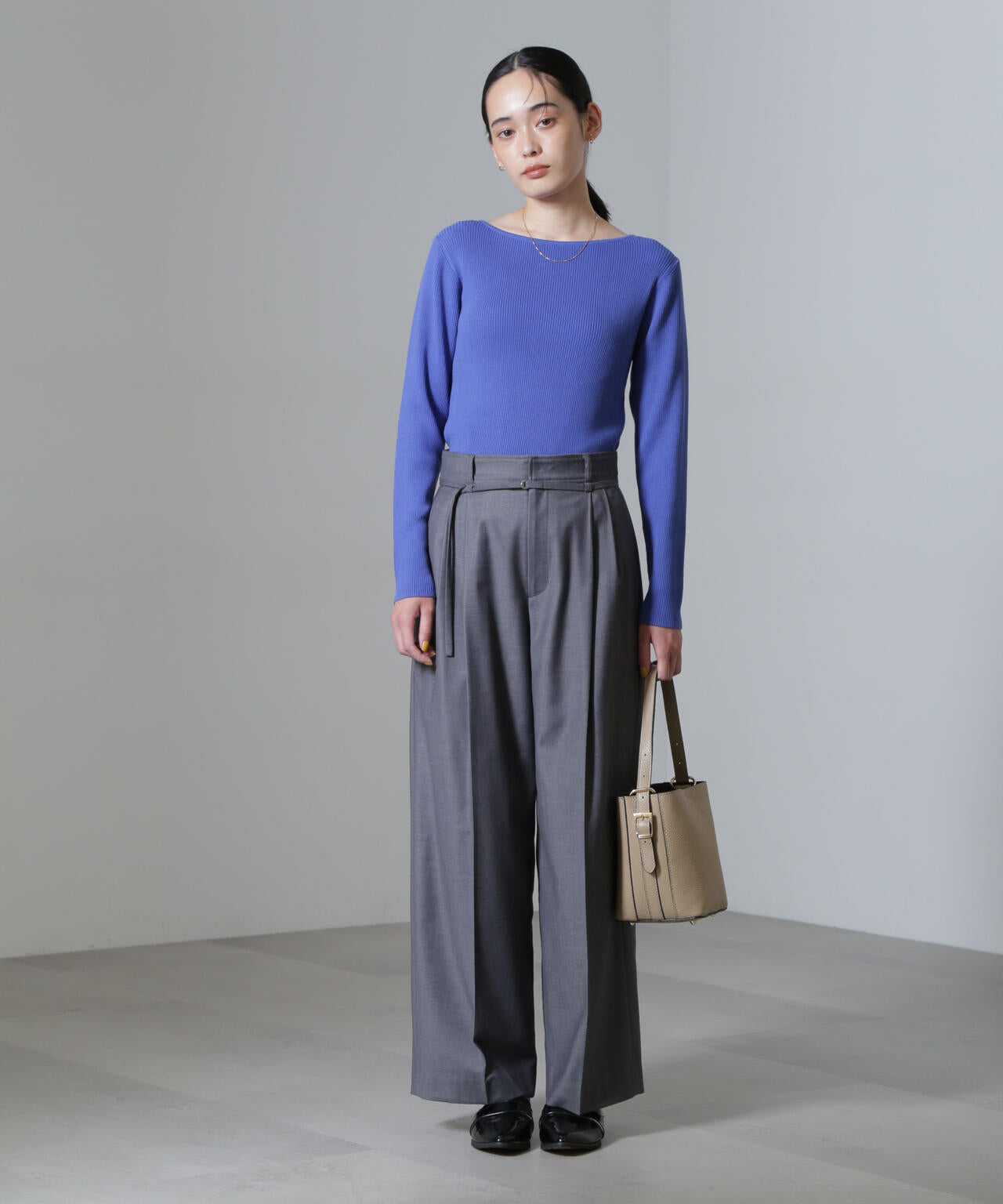 CICA&UVカット加工リブニット 6694222315