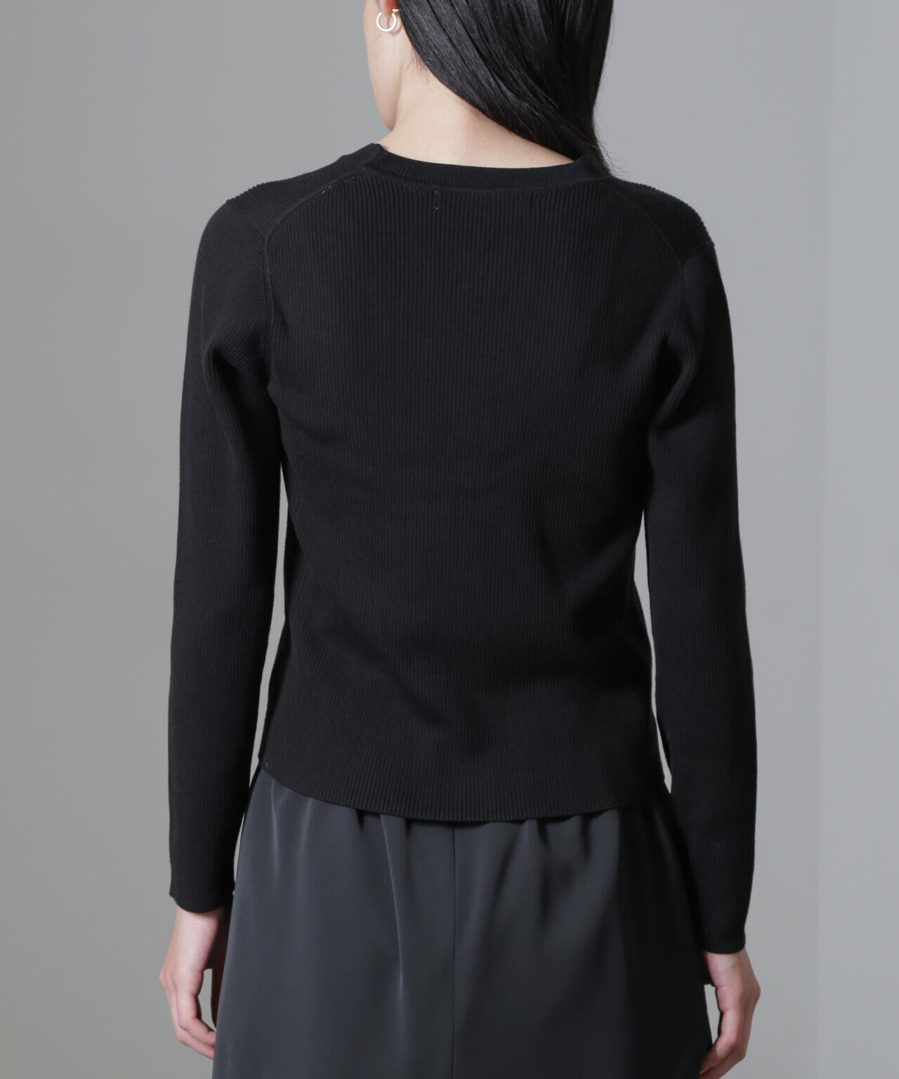 CICA&UVカット加工Vネックリブカーディガン 6694222316