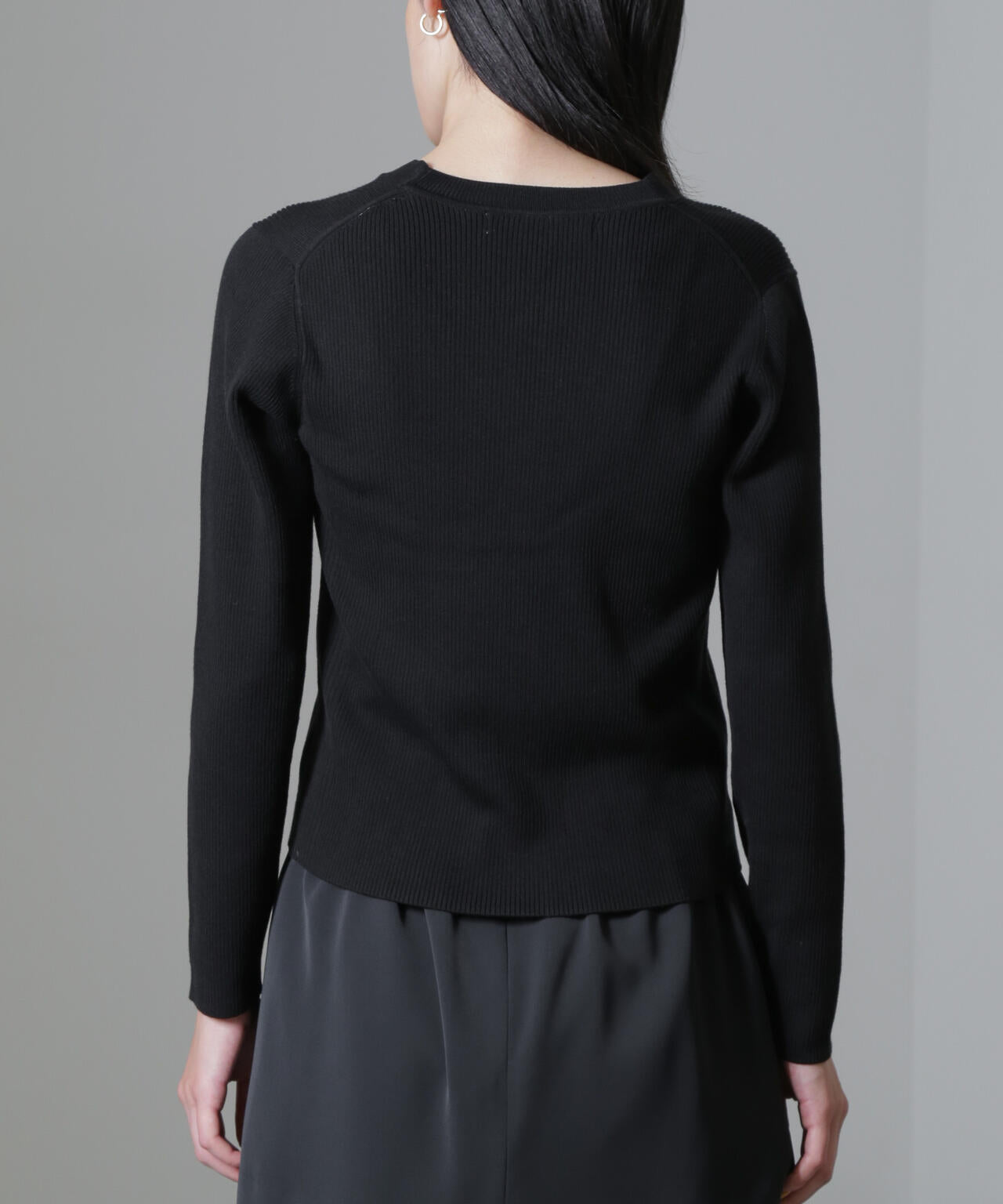 CICA&UVカット加工Vネックリブカーディガン 6694222316