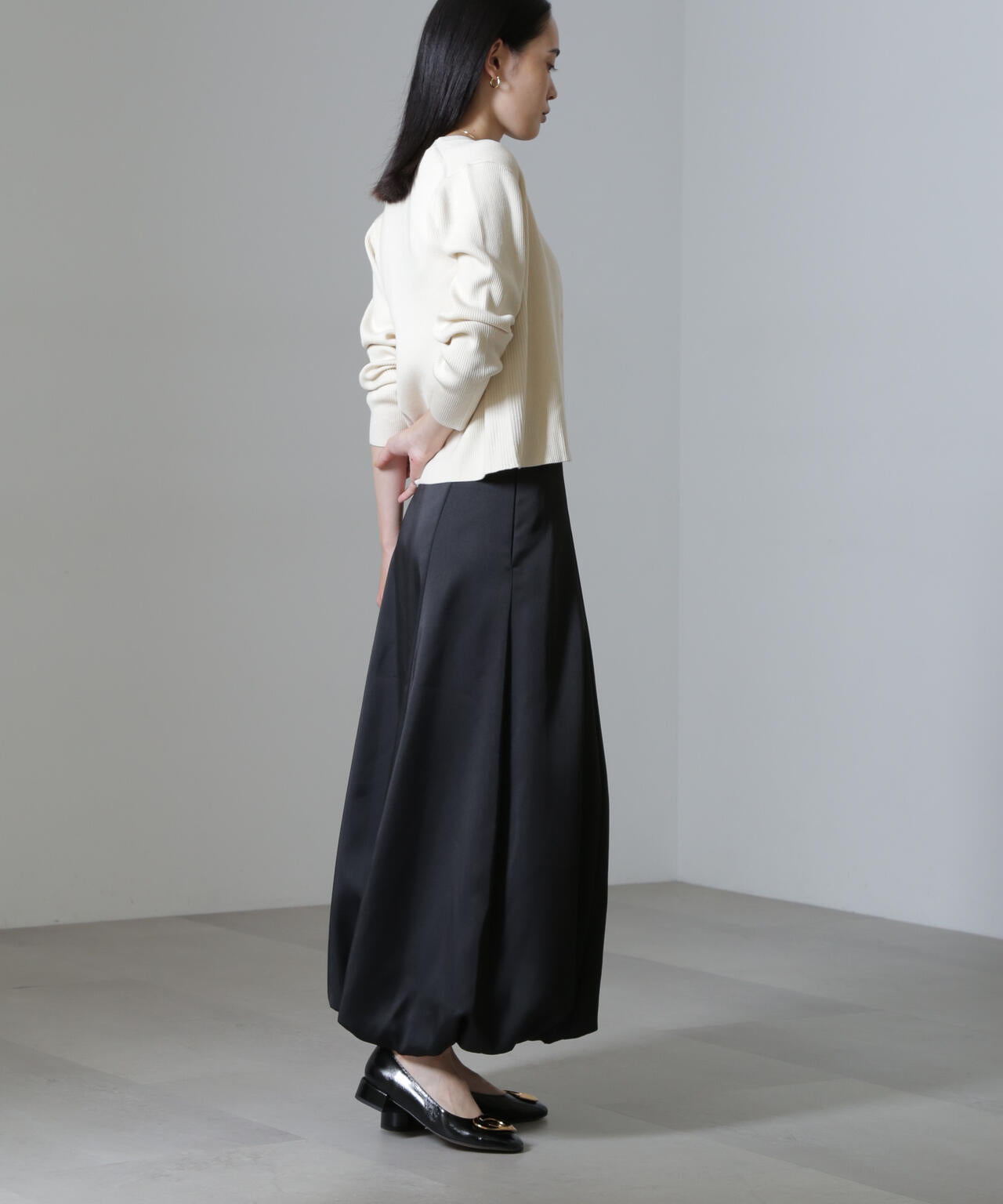 CICA&UVカット加工Vネックリブカーディガン 6694222316