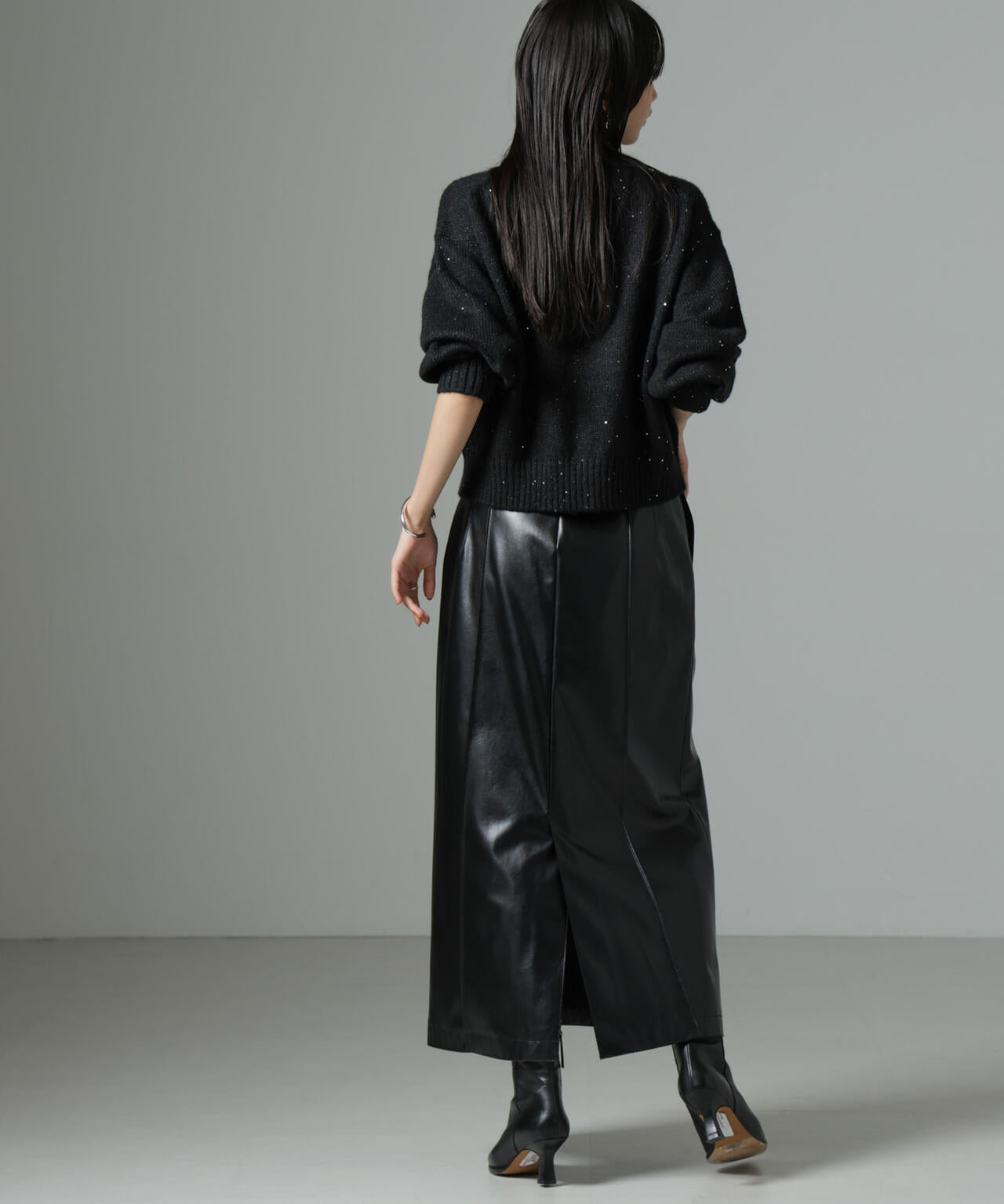 スパンコールラメニットプルオーバー 6694222328