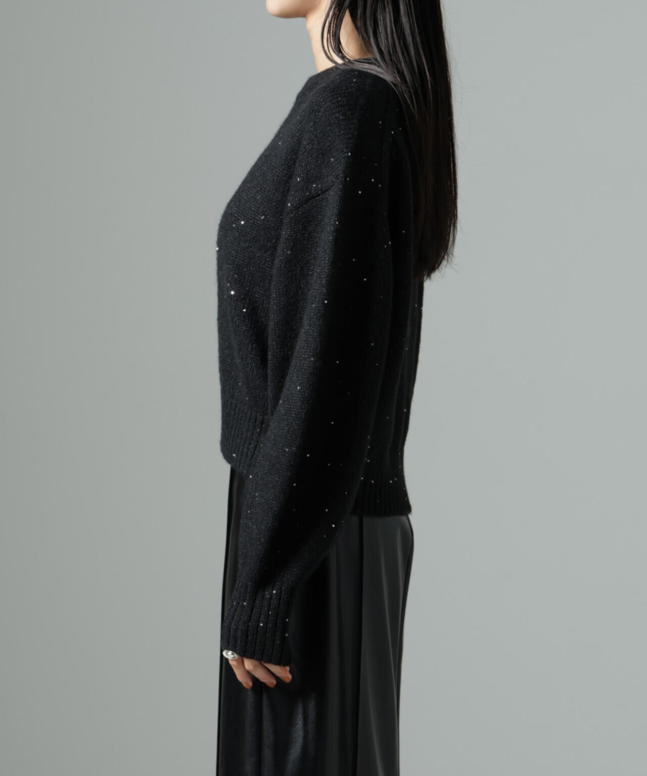 スパンコールラメニットプルオーバー 6694222328