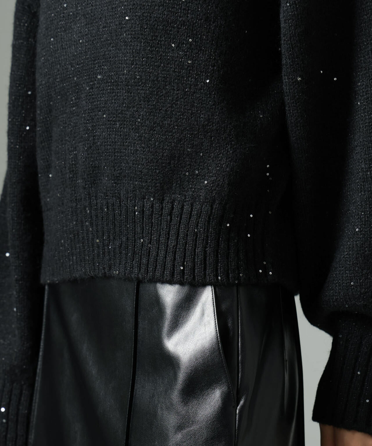 スパンコールラメニットプルオーバー 6694222328