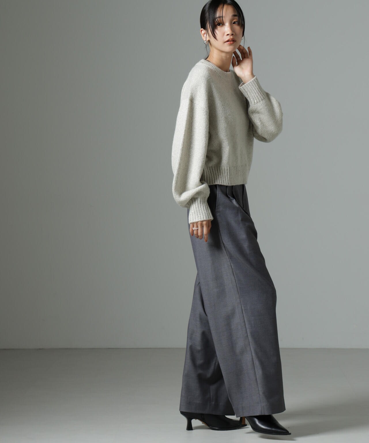 スパンコールラメニットプルオーバー 6694222328