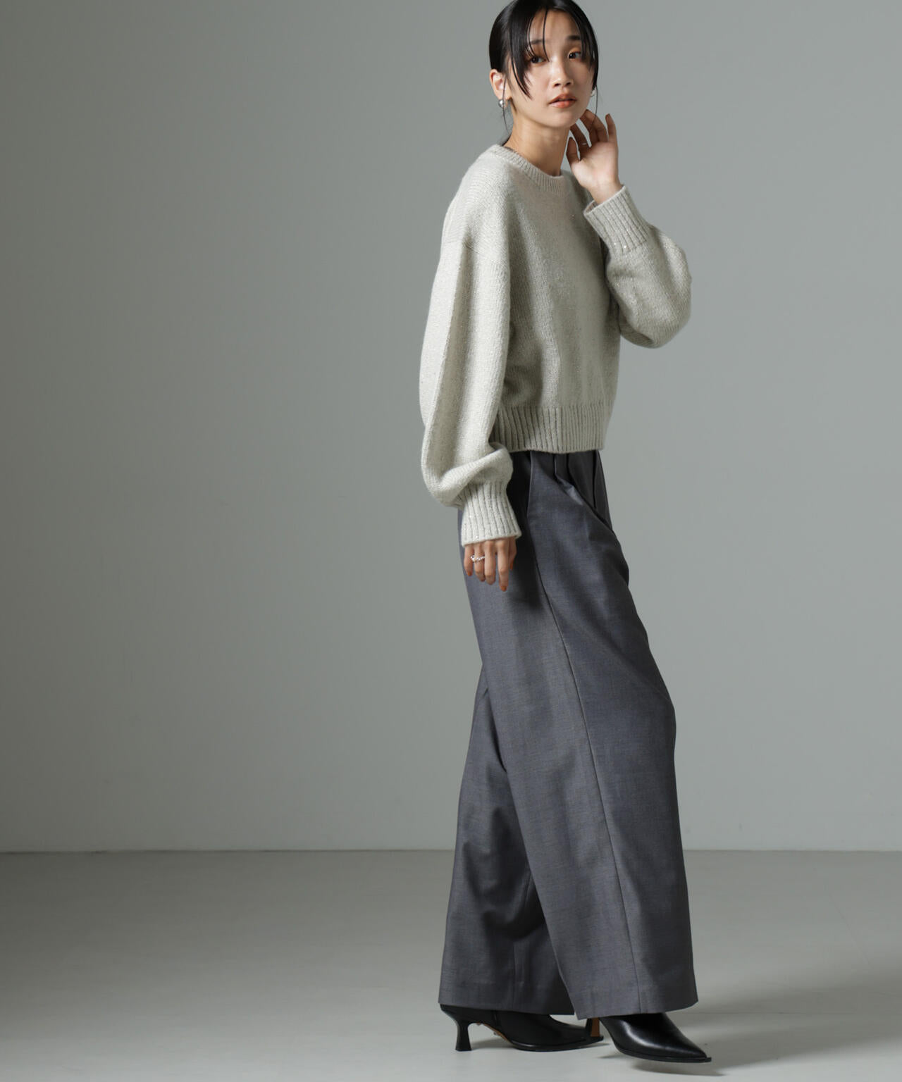 スパンコールラメニットプルオーバー 6694222328